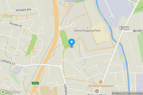 Map location for 35 Astley Avenue Foleshill, Coventry, West Midlands, CV6 6EY