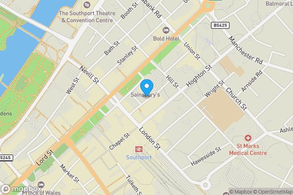 Map location for 15 Anchor Street, Southport, Merseyside PR9 0UT