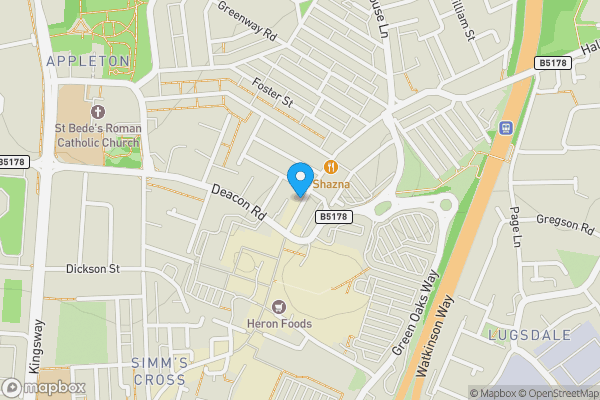 Map location for The Imperial, 71B Albert Road, Widnes, Cheshire, WA8 6JS