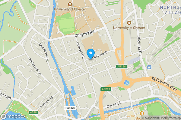 Map location for 6 Walpole Street, Chester CH1 4HG