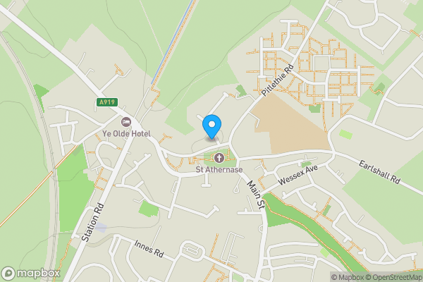 Map location for 23 School Hill, Leuchars, St Andrews, Fife, KY16 0EL