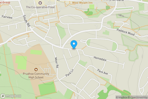 Map location for Drawback, Prudhoe , NE42 5BE