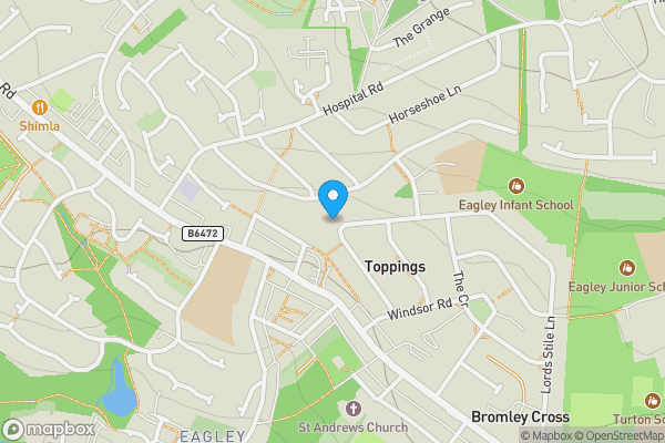 Map location for 43 Stonesteads Way, Bromley Cross, Bolton, Greater Manchester, BL7 9LA