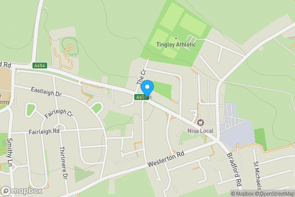 Map location for Bradford Road, WAKEFIELD, West Yorkshire, WF3 1RX