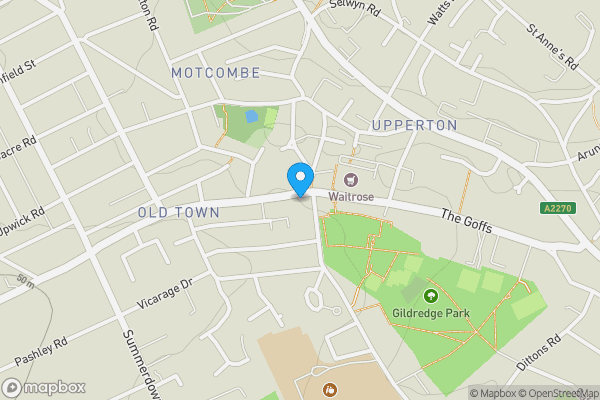 Map location for 3 Church Street, Old Town, Eastbourne, East Sussex, BN21 1HN