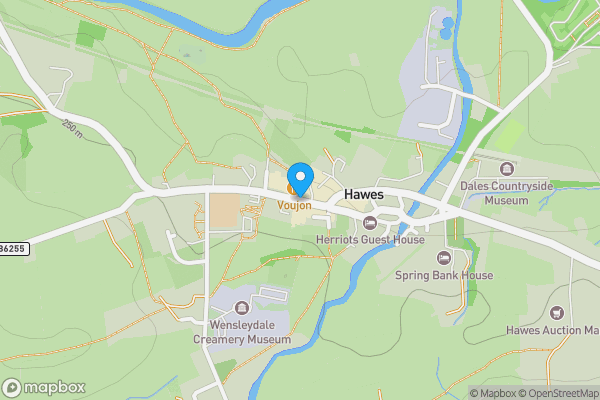 Map location for Kiln Hill, Market Place, Hawes, North Yorkshire DL8 3RA