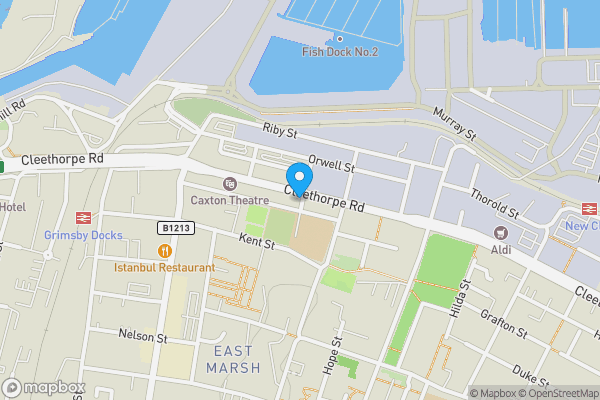 Map location for 174-176 Cleethorpe Road, Grimsby, South Humberside, DN31 3HW