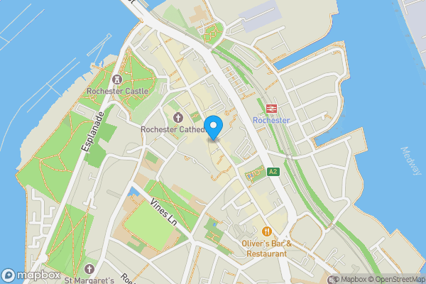 Map location for 100B High Street, Rochester, Kent, ME1 1JT