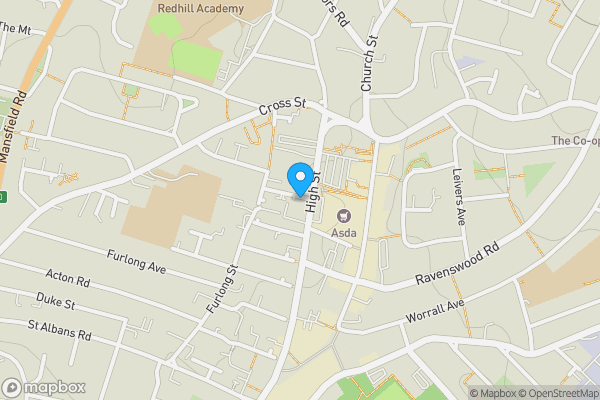 Map location for Chapel Court, Chapel Lane, Arnold, Nottinghamshire, NG5 7DR