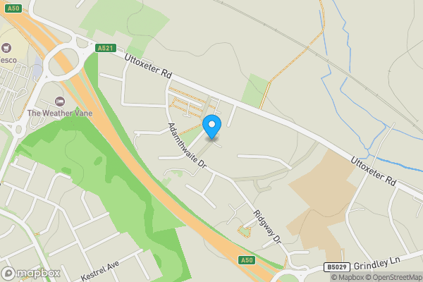 Map location for Fieldway, Stoke on Trent ST11 9HS