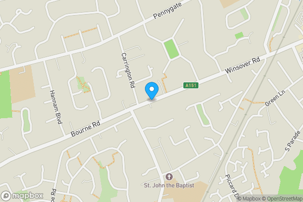 Map location for Winsover Road, Spalding, Lincolnshire, PE11 1HQ