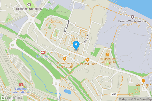 Map location for 30 The Hive, Northfleet, Gravesend, Kent, DA11 9DF