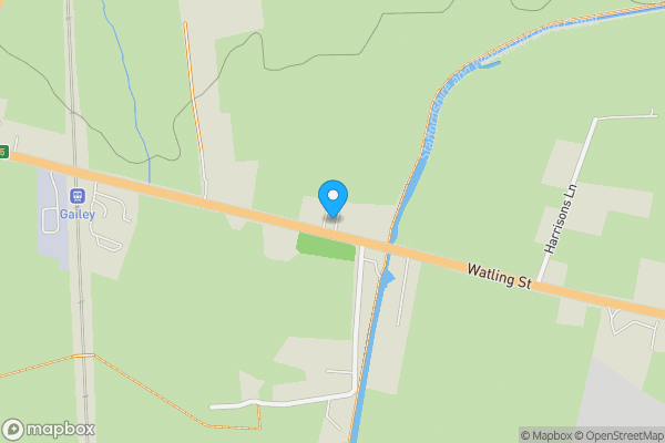 Map location for Gailey Store, Gailey Wharf, Watling Street, Gailey, Stafford ST19 5PR