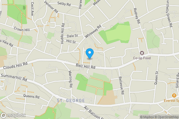 Map location for Garage 9 off, Kensington Road, St George, Bristol, BS5 7NB