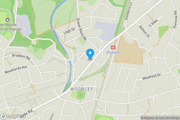 Map location for Flat 26 Springbank Court, Manor Road, Woodley, Stockport, Cheshire, SK6 1RW