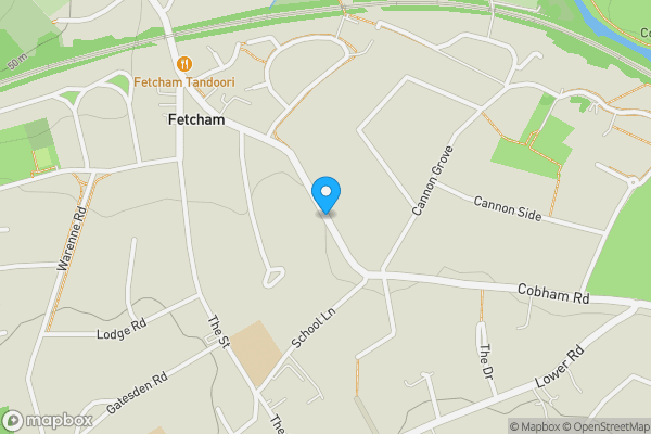 Map location for 165 - 167 Cobham Road, Fetcham, Leatherhead, Surrey, KT22 9JD