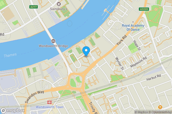 Map location for 43 Nautical House Battersea Reach London SW18 1TX
