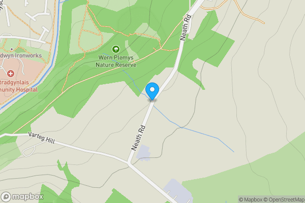 Map location for Gerddi Gwynion, Neath Road, Ystradgynlais, Swansea, West Glamorgan, SA9 1PR