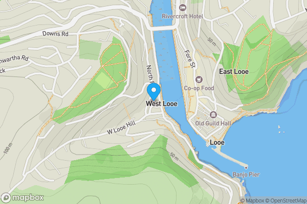 Map location for 4 Princes Square, West Looe , Looe, PL13 2EP