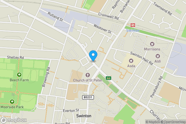 Map location for Chorley Road, Swinton, Manchester, M27