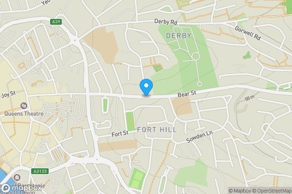 Map location for Elmfield, Bear Street, Barnstaple, Devon EX32 7DX