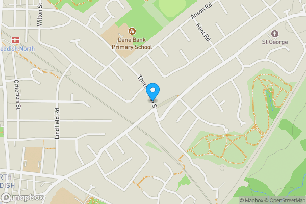 Map location for Thornley Lane South, Stockport, Greater Manchester, SK5