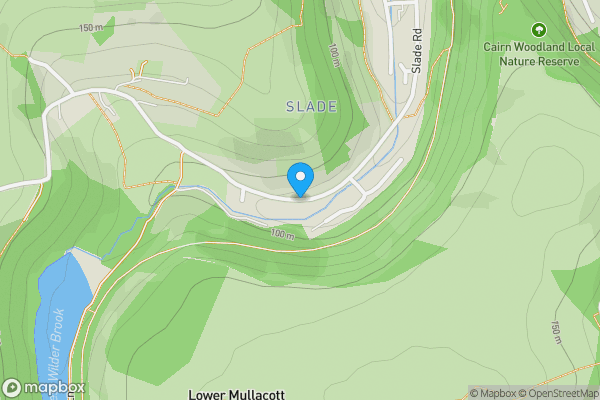 Map location for 2 Colley Bridge, Higher Slade Road, Ilfracombe, EX34 8LH