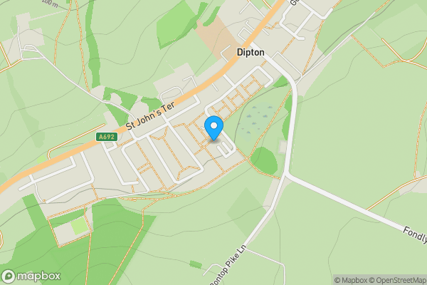 Map location for 49 Tennyson Gardens, Dipton, Stanley, Durham DH9 9ET