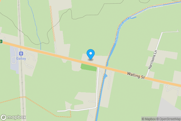 Map location for Gailey Store, Gailey Wharf, Watling Street, Gailey, Stafford ST19 5PR