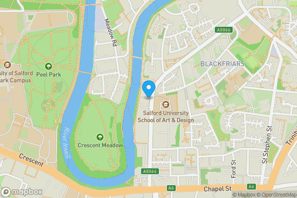 Map location for Flat LG08 Adelphi Wharf, Adelphi Street, Salford, Greater Manchester, M3 6DN