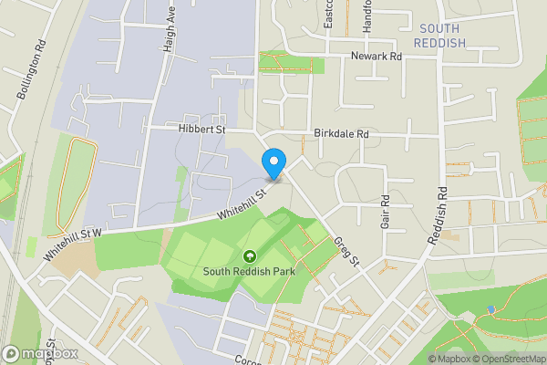 Map location for Whitehill Street, Reddish, Stockport, Greater Manchester, SK5