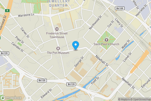 Map location for 60 Graham Street, West Midlands, West Midlands, B1 3JR