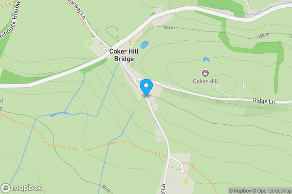 Map location for West Coker Hill, West Coker, Yeovil, Somerset, BA22