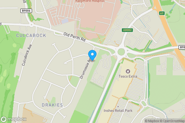 Map location for 17 Drumossie Avenue, Inverness, Highland IV2 3SJ