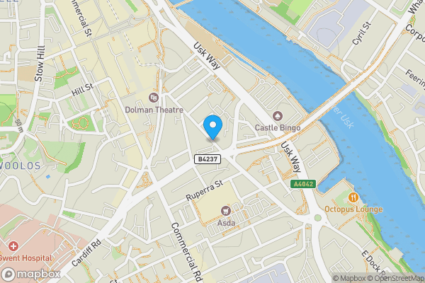 Map location for 133 Lower Dock Street, Newport, Newport, NP20 1EG