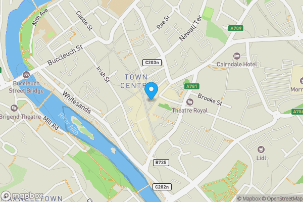 Map location for 84-88 High St and 1-3 English St, Let Virgin Money Investment, Dumfries, DG1 2BJ