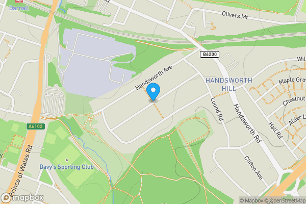 Map location for Houstead Road, SHEFFIELD, South Yorkshire, S9 4DA