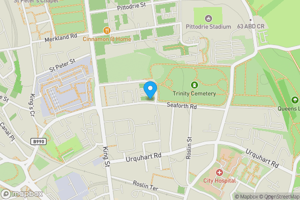 Map location for 49C Seaforth Road, Aberdeen, AB24 5PG