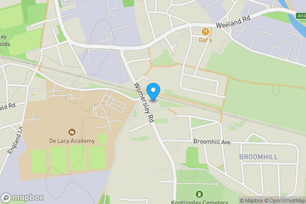 Map location for The Winston, 23 Womersley Road, Knottingley, West Yorkshire, WF11 0DB