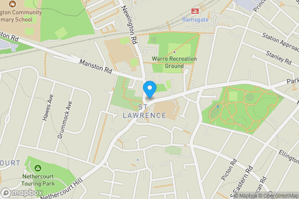 Map location for 13 High Street, St. Lawrence, Ramsgate, Kent CT11 0QH