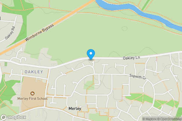 Map location for 109 SOPWITH CRESCENT, MERLEY, Wimborne, BH21 1SW