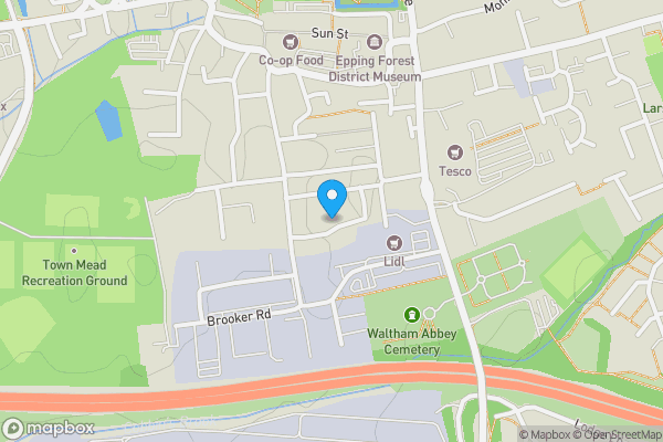 En9 Postcode Map 42 Harveyfields, Waltham Abbey, Essex, EN9 1HN