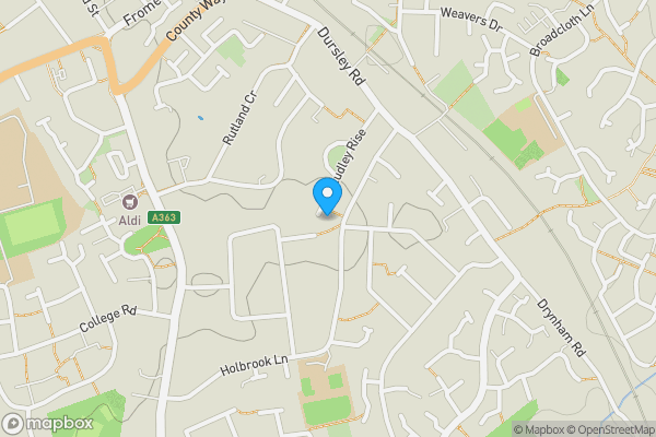 Map location for 60, Studley Rise, Trowbridge, BA14 0PH