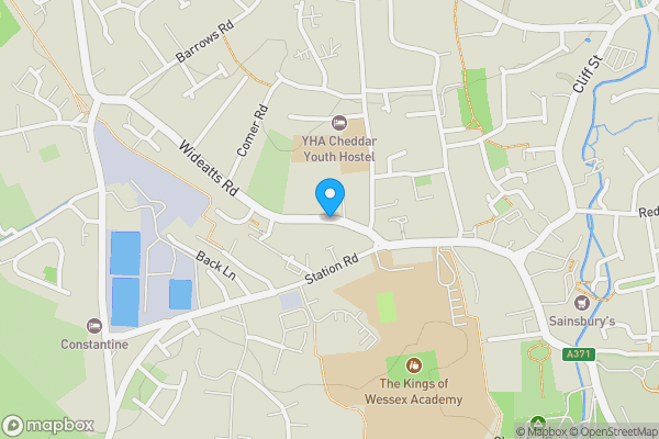 Map location for Cheddar Hire Centre, Wideatts Road, Cheddar, Somerset, BS27 3AP