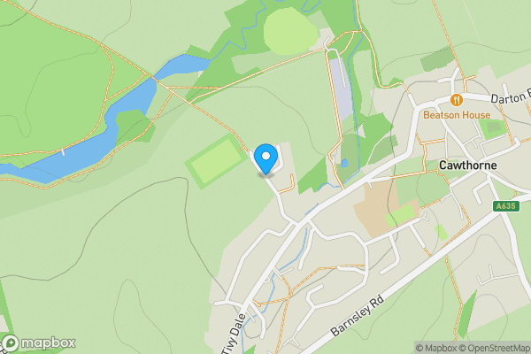 Map location for South Lodge The Park, Cawthorne, Barnsley, South Yorkshire, S75 4EL