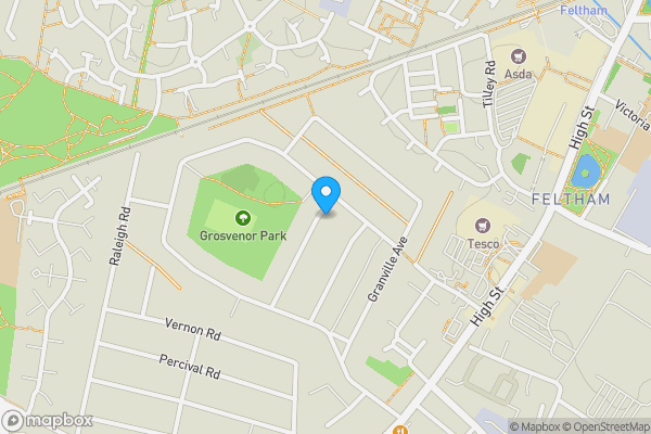 Map location for 68 Southcote Avenue, Feltham, Middlesex, TW13 4EG