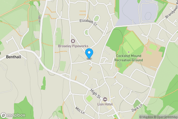 Map location for Duke Street, BROSELEY, Shropshire, TF12 5LU