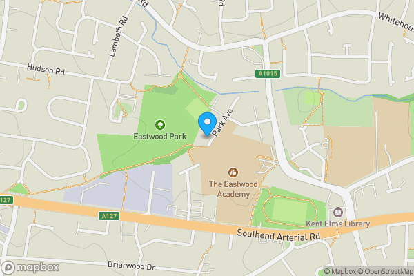 Map location for 31 Park Avenue, Leigh-on-Sea, Essex, SS9 5XB