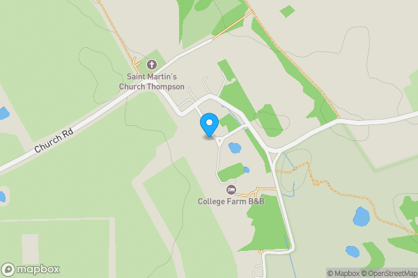 Map location for 2 College Farm Lane, Thompson, Thetford, Norfolk, IP24 1QG