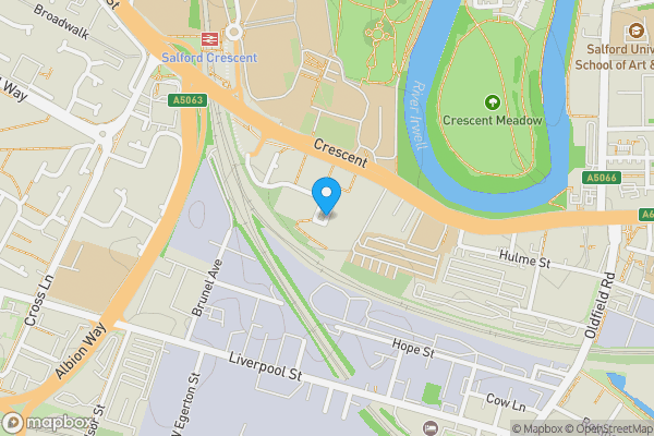 Map location for Fire Station Square, Salford, Greater Manchester, M5 4NZ